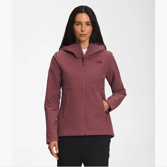 North Face Soft Shelled Zip Up Hoodie Jacket - Picture 1 of 11